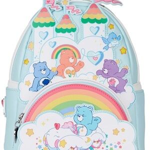 Loungefly Care Bears Care A Lot Castle Mini Backpack 40th Anniversary Bedtime